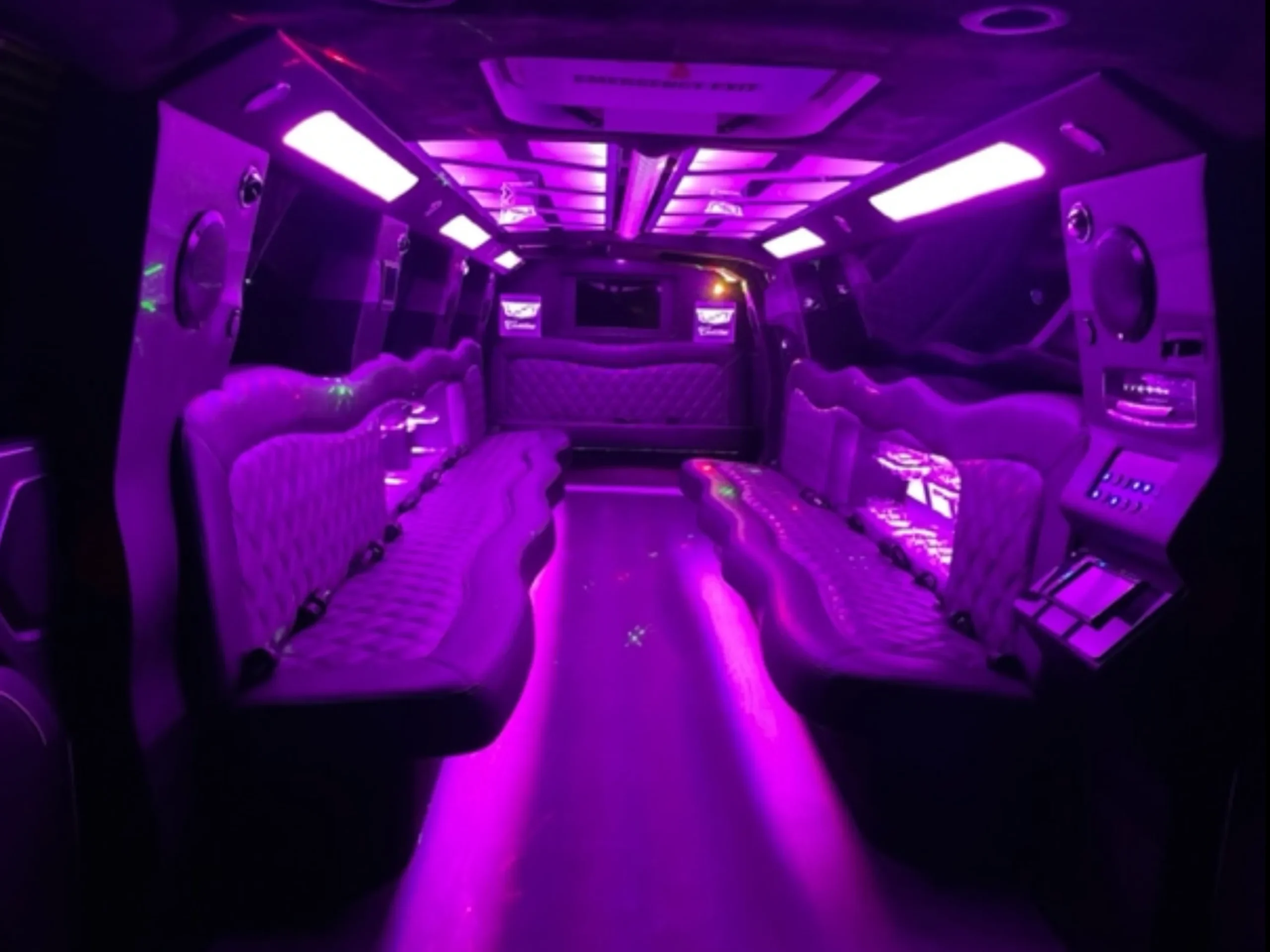 Cadillac Escalade Luxury Butterfly Door interior detail