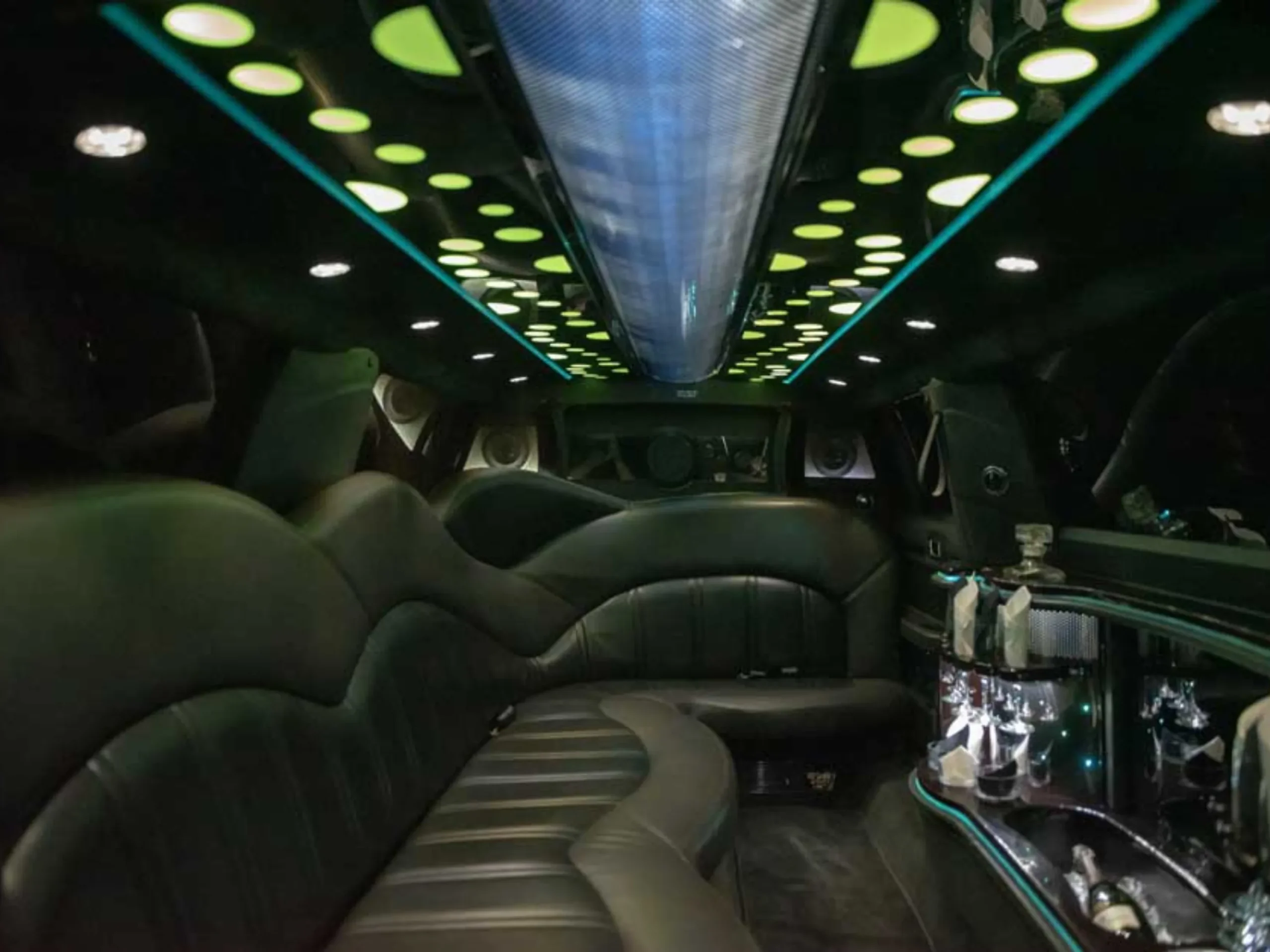 Lincoln MKT White interior detail