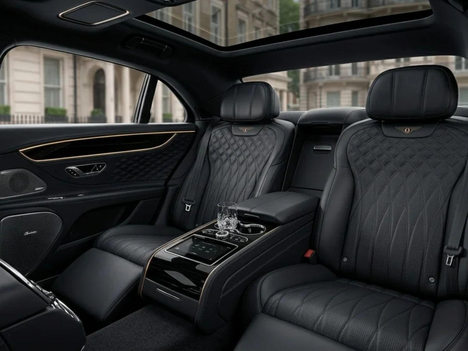 Bentley Flying Spur interior detail