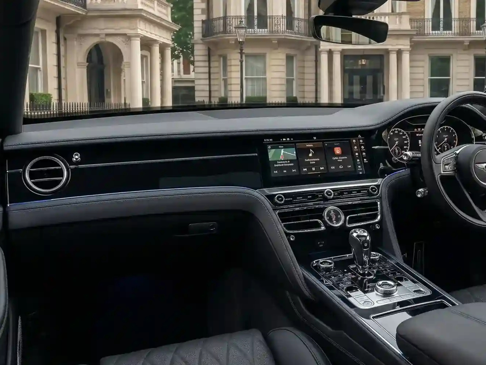 Bentley Flying Spur interior detail
