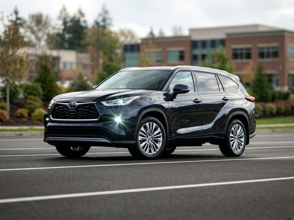 Toyota Highlander Hybrid Platinum exterior