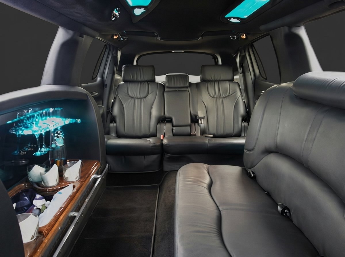 Lincoln MKT Black interior detail