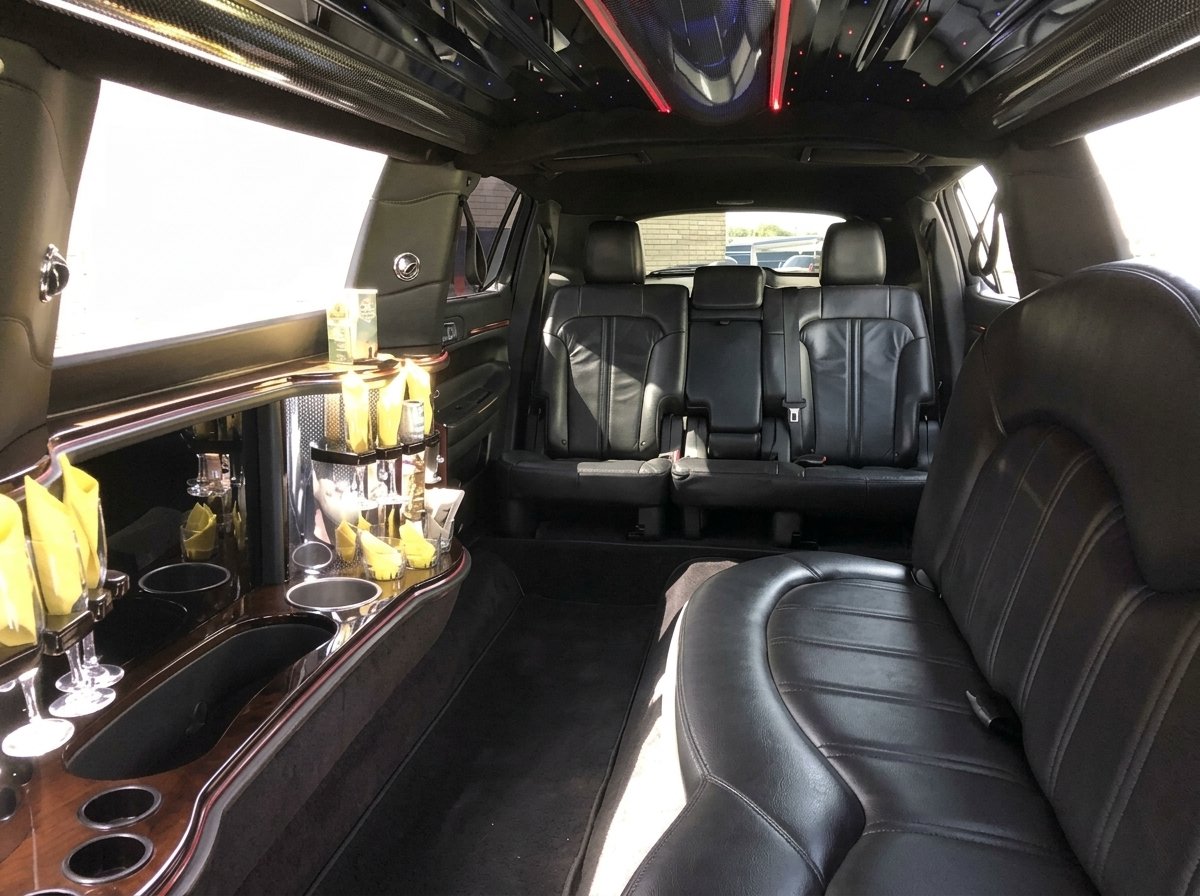 Lincoln MKT Black interior detail