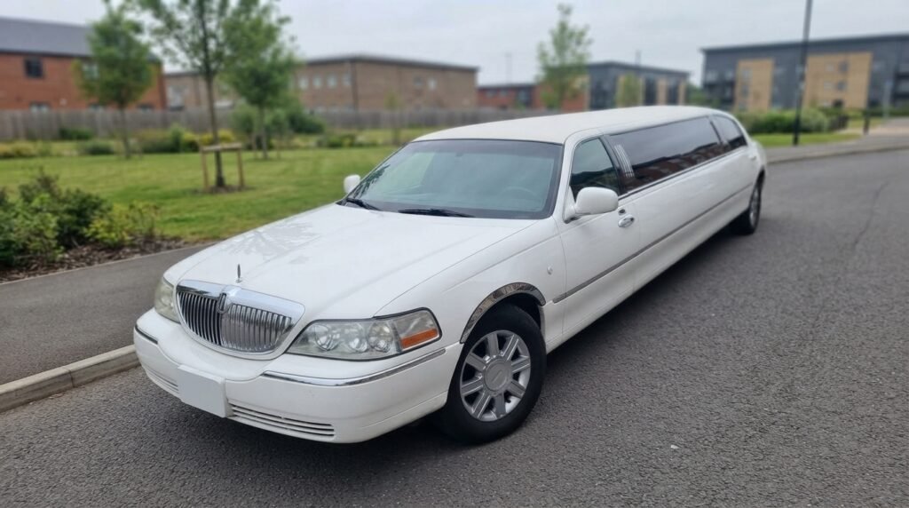 Lincoln Town Car Super Stretch White exterior